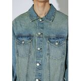 DR DENIM JOEY TRUCKER JACKET - Stream Sky Aged