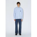 DR DENIM WES Ανδρικό Πουκάμισο - Μπλε Ρίγα