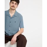 VOLCOM SINGLE STONE Ανδρικό Πουκάμισο  - Πετρόλ