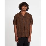VOLCOM UTOPIAS PRINT Ανδρικό Πουκάμισο - Καφέ