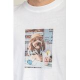 KAOTIKO CROPPED PWS & RELAX Ανδρικό Κοντομάνικο - Λευκό