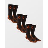 VOLCOM WORKWEAR Ανδρικές Κάλτσες (3 PACK) - Μαύρο