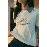 KAOTIKO RITA Γυναικείο Κοντομάνικο - Μπεζ