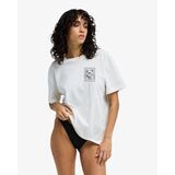 BILLABONG ALWAYS LOOKING Γυναικείο Κοντομάνικο - Εκρού