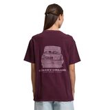 KARL KANI SIGNATURE OVERSIZED Γυναικείο Κοντομάνικο - Μπορντό