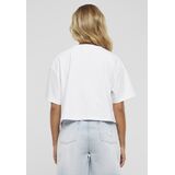 KARL KANI SMALL SIGNATURE ESSENTIAL CROP Γυναικείο Κοντομάνικο - Λευκό