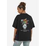 PEGADOR MODRA HEAVY OVERSIZED Γυναικείο Κοντομάνικο - Μαύρο