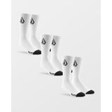 VOLCOM FULL STONE  Ανδρικές Κάλτσες (3PACK) - Λευκό