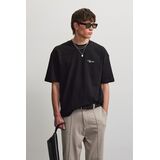 PEGADOR SIGNAR SLUB TERRY OVERSIZED Ανδρικό Κοντομάνικο - Μαύρο
