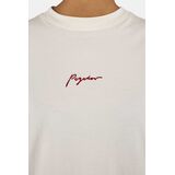 PEGADOR MANAROLA HEAVY OVERSIZED Γυναικείο Κοντομάνικο - Εκρού