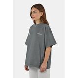 PEGADOR SIGTUNA HEAVY OVERSIZED Γυναικείο Κοντομάνικο - Vintage Γκρι