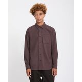 VOLCOM CADEN SOLID Ανδρικό Πουκάμισο - Καφέ