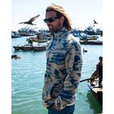 BILLABONG BUNDARY MOCK NECK Ανδρικό Φλις - Μπεζ
