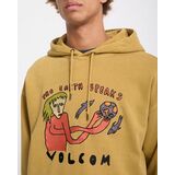 VOLCOM EARTH SPEAKS Ανδρικό Φούτερ - Μουσταρδί