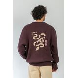 KAOTIKO CARDIGAN SNAKE Ανδρική Ζακέτα - Καφέ