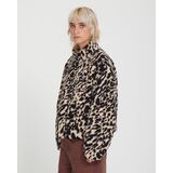 VOLCOM WYLDING OUT SHERPA Γυναικεία Ζακέτα- Λεοπάρ