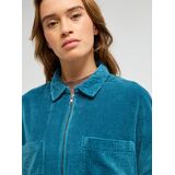 ROXY CHILLED OUT WASHED CORDUROY Γυναικεία Ζακέτα - Πετρόλ