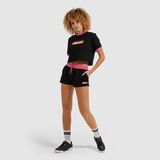Ellesse Filide Crop Top Κοντομάνικο - Μαύρο
