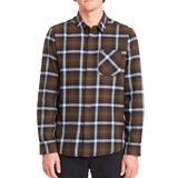 VOLCOM CADEN Καρό πουκάμισο - Μαύρο/Καφέ
