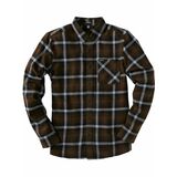 VOLCOM CADEN Καρό πουκάμισο - Μαύρο/Καφέ