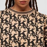 KARL KANI - RETRO COLEGE LOGO Φούτερ - Μπεζ