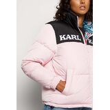 KARL KANI RETRO REVERSIBLE PUFFER SMILEY Μπουφάν διπλής όψης Μαύρο/ροζ