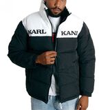 KARL KANI RETRO BLOCK PUFFER Μπουφάν Ανδρικό Μαύρο/Λευκό