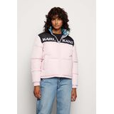 KARL KANI RETRO REVERSIBLE PUFFER SMILEY Μπουφάν διπλής όψης Μαύρο/ροζ
