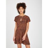 VOLCOM Dino Tea Γυναικείο Φόρεμα - Καφέ
