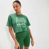 ELLESSE VOLIA Γυναικείο Κοντομάνικο Crop - Πράσινο