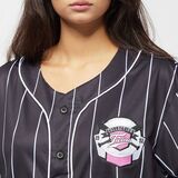 FUBU Varsity Patch Pinstripe Baseball Γυναικείο Φόρεμα