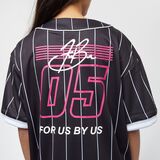FUBU Varsity Patch Pinstripe Baseball Γυναικείο Φόρεμα