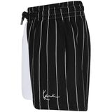 KARL KANI Signature Splid Pinstripe Γυναικειο Σορτς - Λευκό/Μαύρο