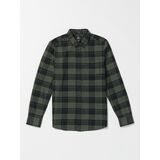 VOLCOM CADEN PLAID Ανδρικό Πουκάμισο - Μαύρο
