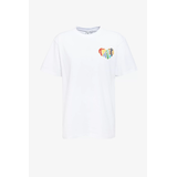 KARL KANI WOVEN SIGNATURE KANI LIFE TEE - White