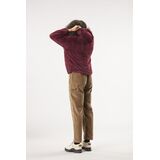 PICTURE  DARIE 1/4 FLEECE HOODIE - Tawny Port