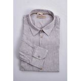 SSEINSE Camicia M/L Ανδρικό Πουκάμισο - Καφέ