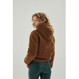 24COLOURS TEDDY Γυναικείο Μπουφάν - Καφέ