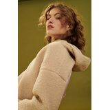 24COLOURS TEDDY Γυναικείο Φούτερ - Μπεζ