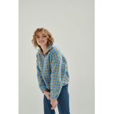 24COLOURS HALF ZIP SWEATER - Light Blue