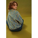 24COLOURS HALF ZIP SWEATER - Light Blue