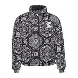 KARL KANI RETRO PAISLEY PUFFER Γυναικείο Μπουφάν Διπλής Όψης - Καφέ/Μαύρο