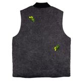 SANTA CRUZ FLYS VEST - Black Acid Wash