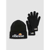 ELLESSE VELLY AND BUBB Σκούφος Γάντια - Μαύρο