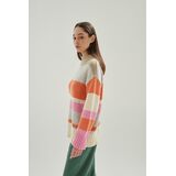 24COLOURS OVERSIZED Γυναικείο Πουλόβερ - Πολύχρωμο