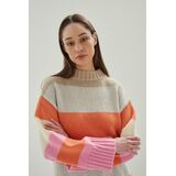 24COLOURS OVERSIZED Γυναικείο Πουλόβερ - Πολύχρωμο