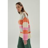 24COLOURS OVERSIZED Γυναικείο Πουλόβερ - Πολύχρωμο