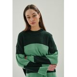 24COLOURS OVERSIZED Γυναικείο Πουλόβερ - Πράσινο