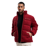 KARL KANI RETRO CORDUROY PUFFER Ανδρικό Μπουφάν - Κόκκινο
