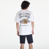 KARL KANI SMALL SIGNATURE BURGER Ανδρικό Κοντομάνικο - Λευκό